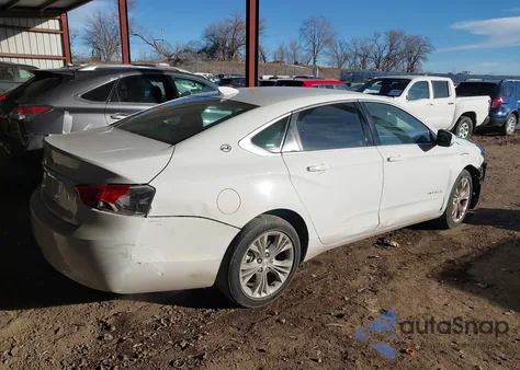 2015 Chevrolet Impala 2Lt из США, поврежденный, VIN 2G1125S3XF9189749